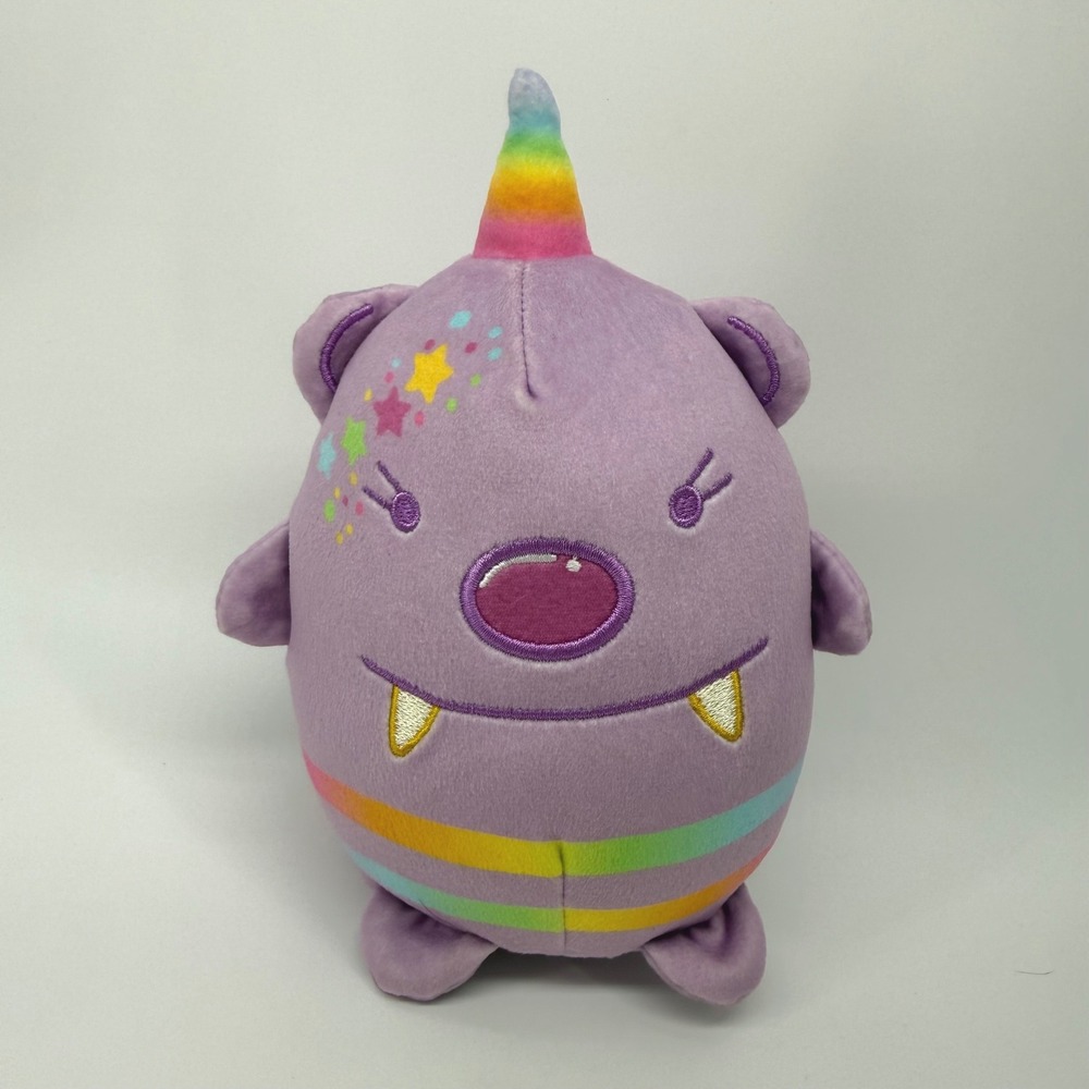 Moriah Elizabeth Bumblebear Purple Rainbow Monster Unicorn Plush Toy Official